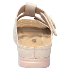 Komfort-Klettpantolette „Paula“ beige