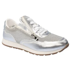 Komfort-Meshsneaker H-Weite „Martina“ silber