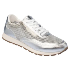 Komfort-Meshsneaker H-Weite „Martina“ silber