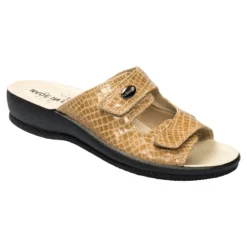 Komfort-Pantolette „Paula“ beige