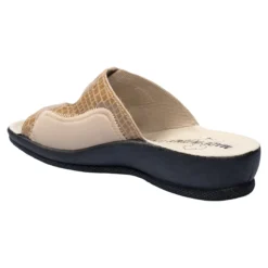 Komfort-Pantolette „Paula“ beige