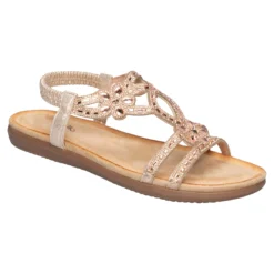 Komfort-Sandale "Elegant" rosegold