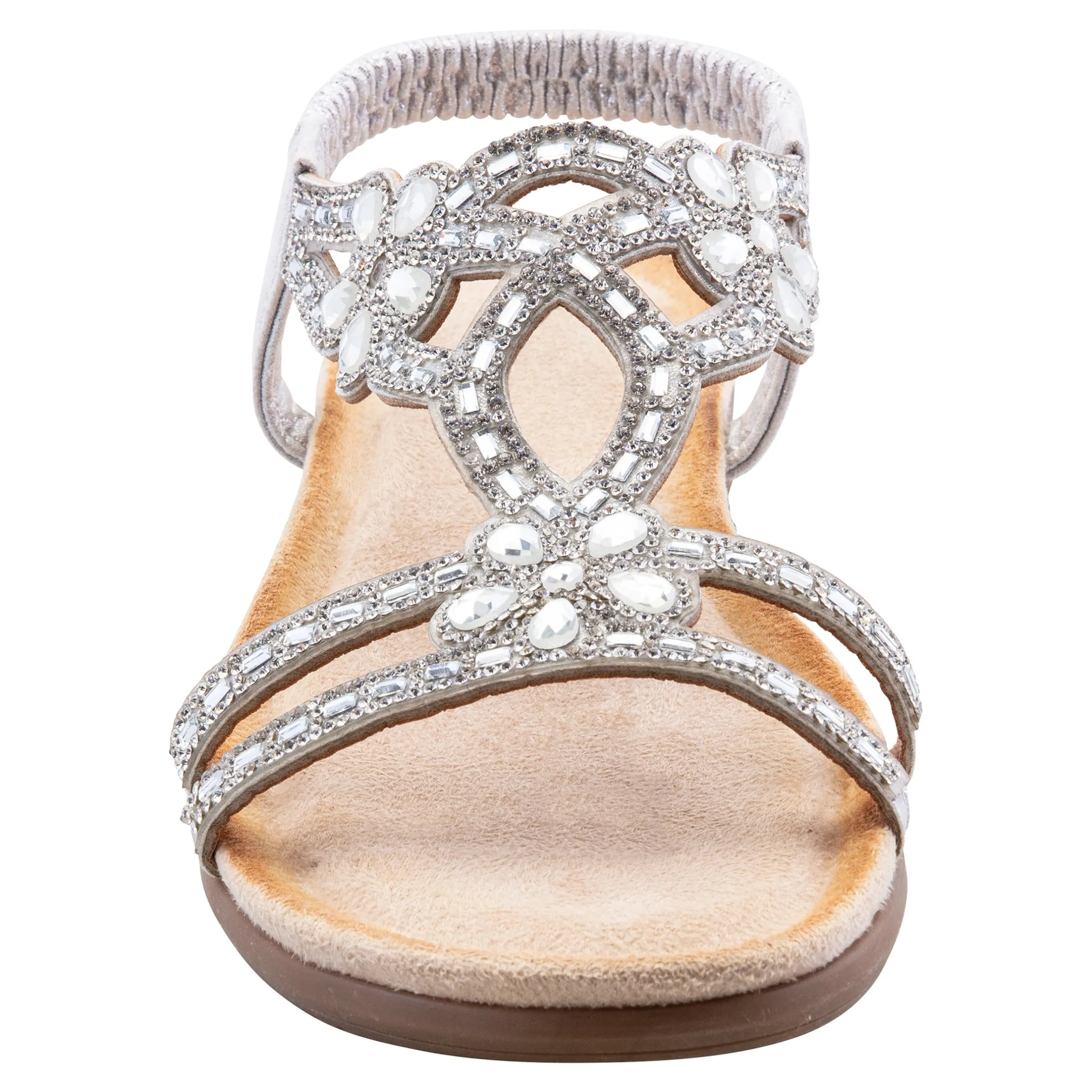 Komfort-Sandale "Elegant" silber
