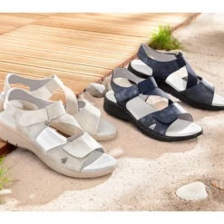 Komfort-Sandale "Flexi" grau