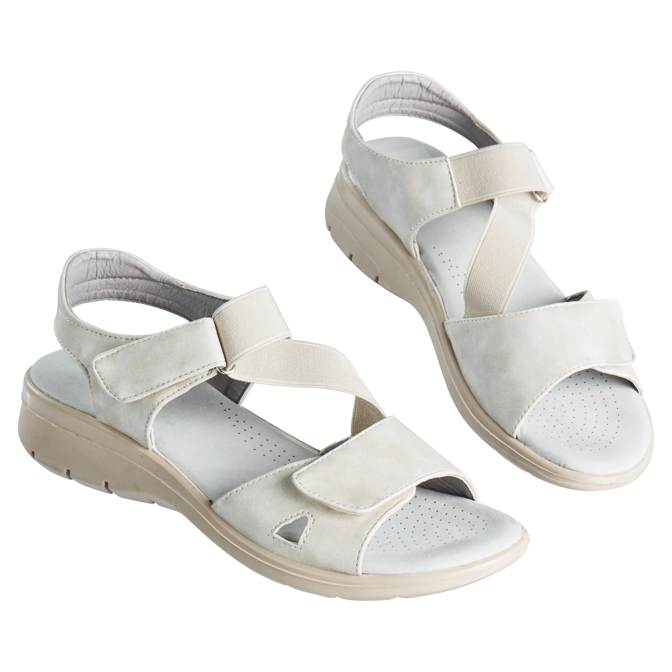 Komfort-Sandale "Flexi" grau