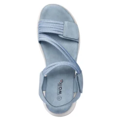 Komfort-Sandalette "Leni" rauchblau
