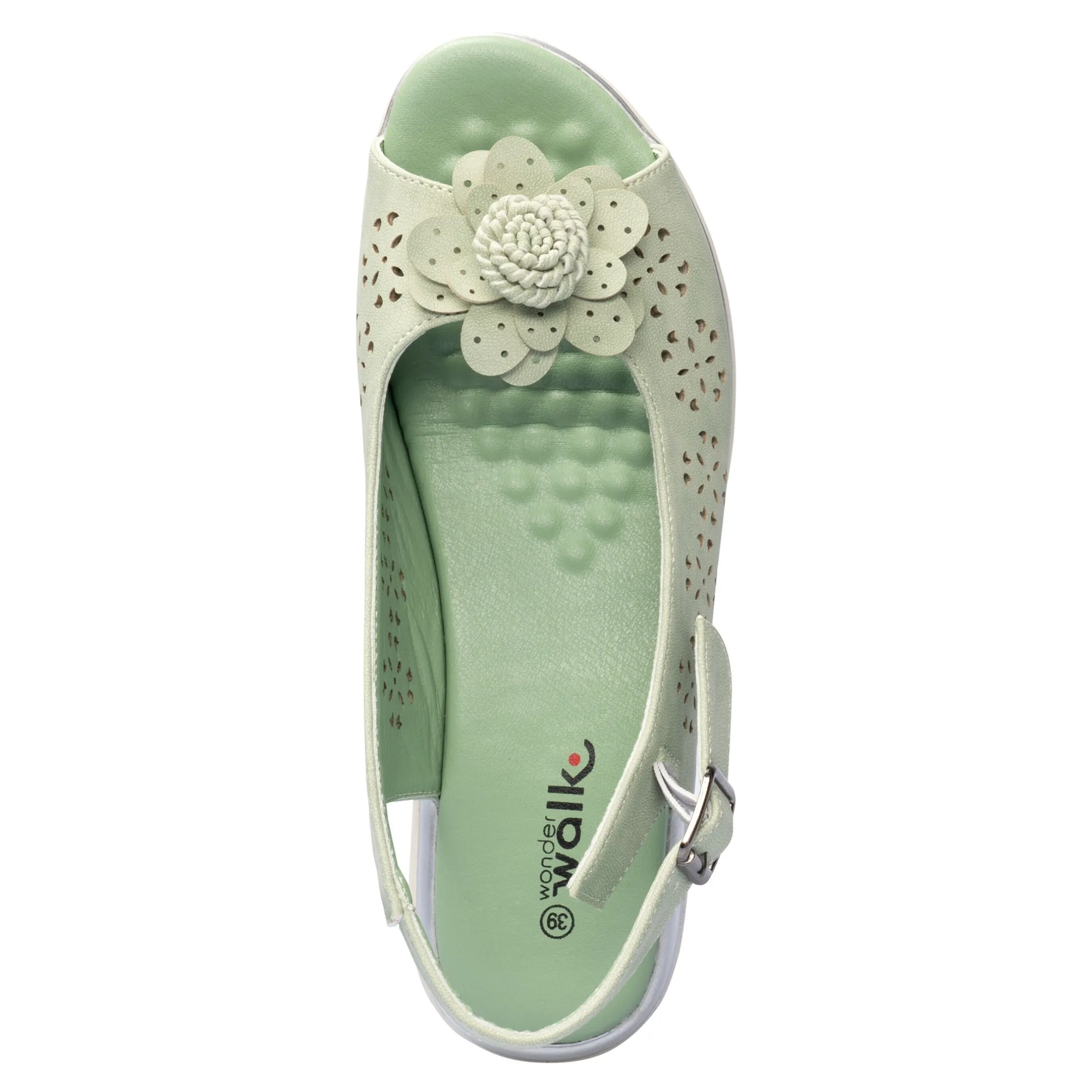 Komfort-Sandalette „Rose“ salbei