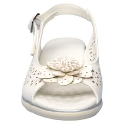 Komfort-Sandalette „Rose“ weiß