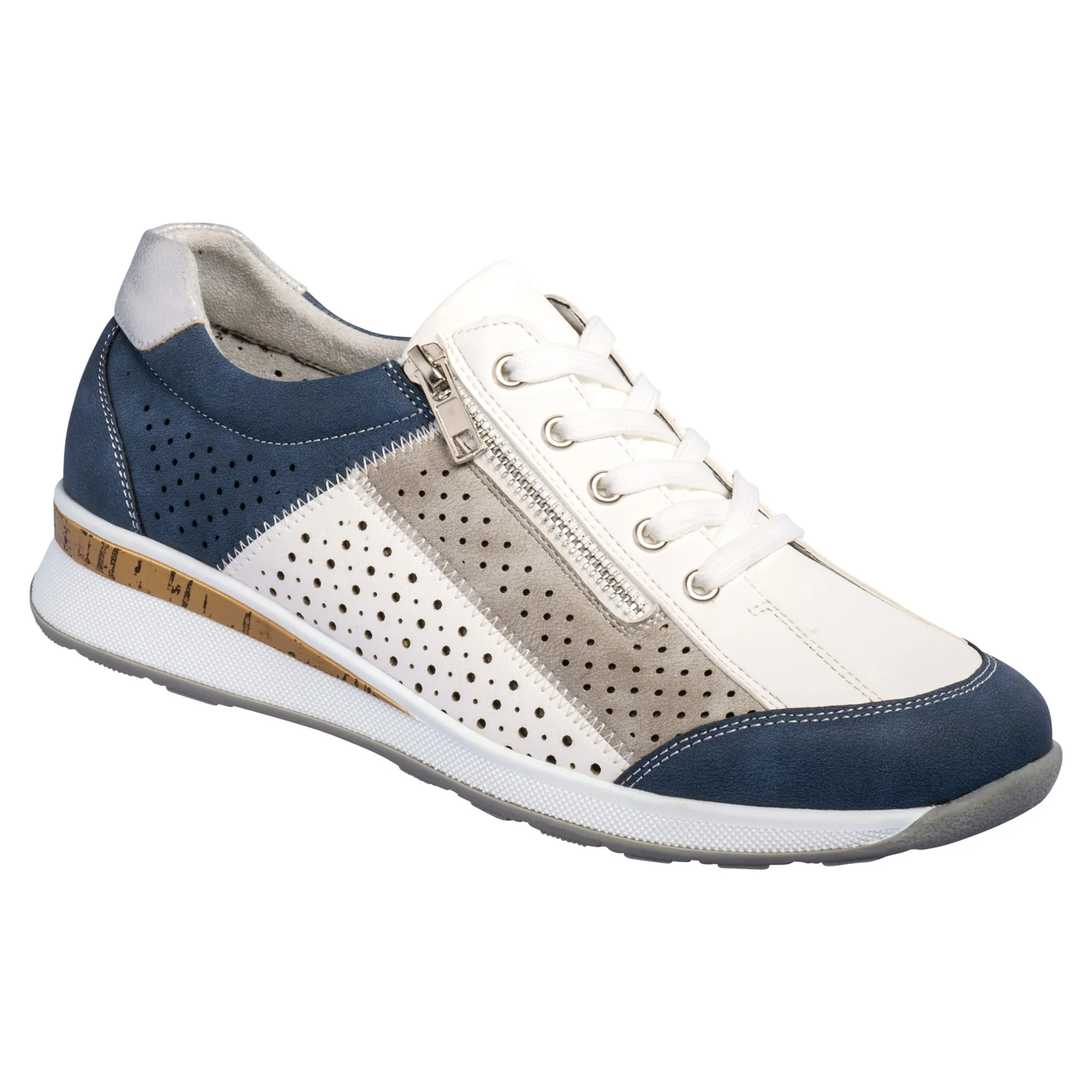 Komfort-Sneaker "Marion" blau/grau