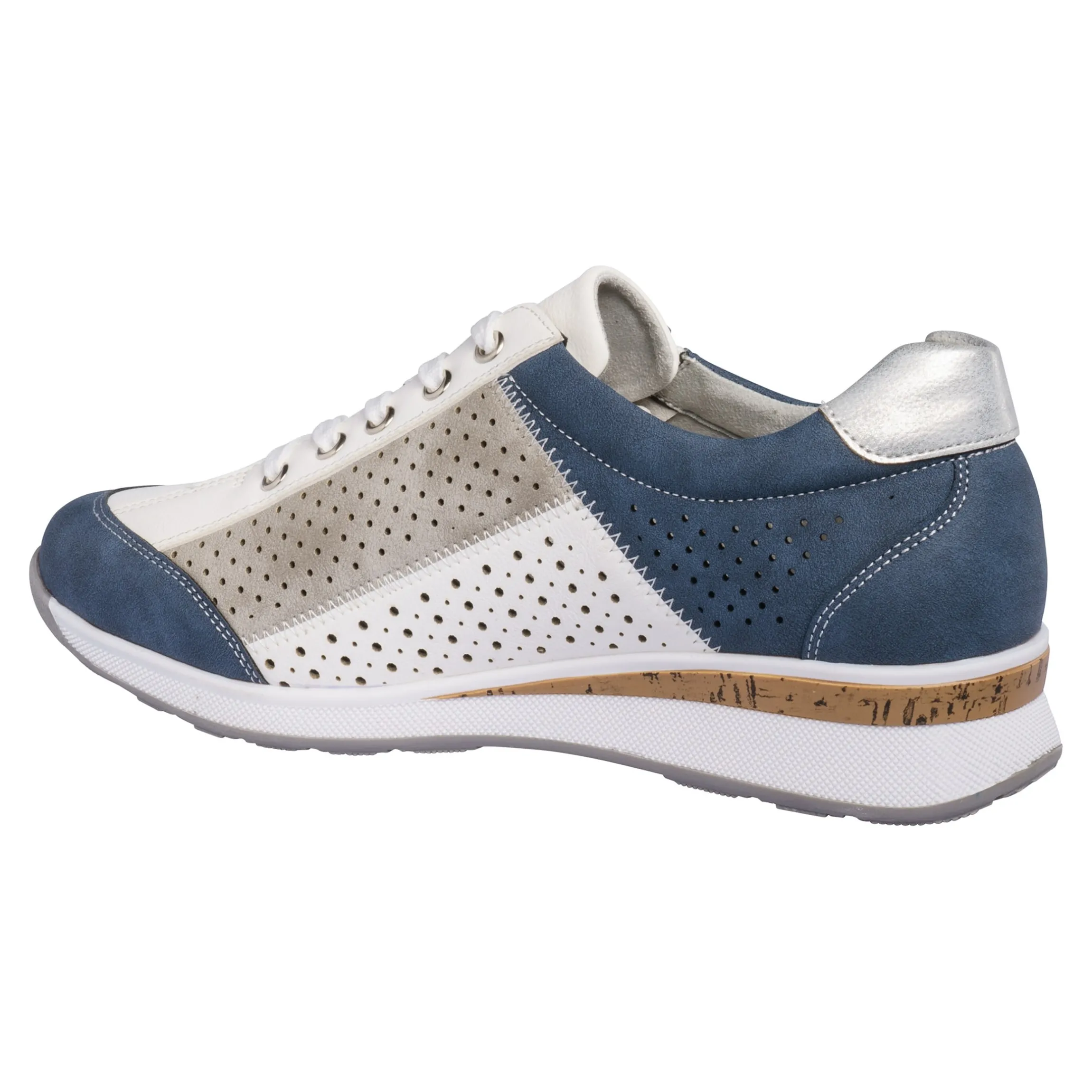 Komfort-Sneaker "Marion" blau/grau