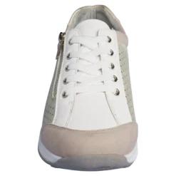 Komfort-Sneaker "Marion" taupe/grün