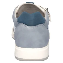 Komfort-Sneaker mit Leder-Decksohle „Lena“ rauchblau
