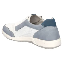 Komfort-Sneaker mit Leder-Decksohle „Lena“ rauchblau