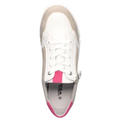 Komfort-Sneaker mit Leder-Decksohle „Lena“ pink