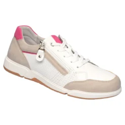 Komfort-Sneaker mit Leder-Decksohle „Lena“ pink