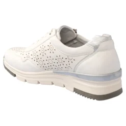 Komfort-Sneaker mit Leder „Isabelle“ weiß