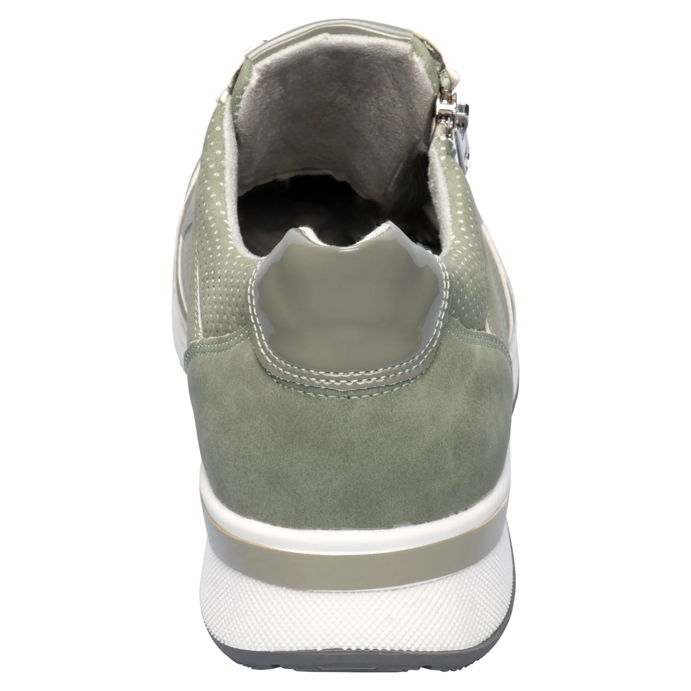 Komfort-Wechselsneaker „Julia“ mit Austauschsohle eukalyptus