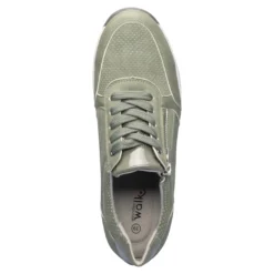 Komfort-Wechselsneaker „Julia“ mit Austauschsohle eukalyptus