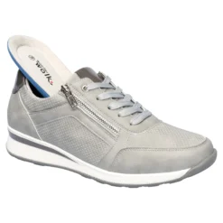 Komfort-Wechselsneaker „Julia“ mit Austauschsohle grau