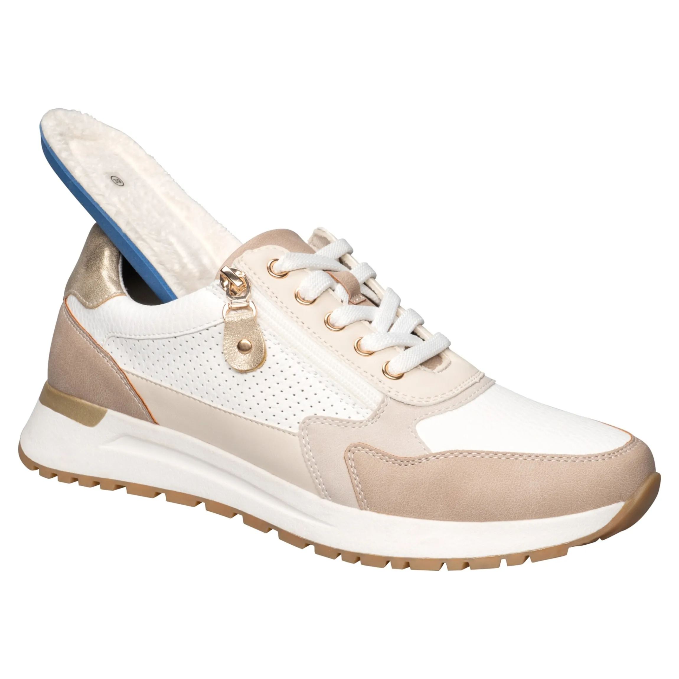 Komfort-Wechselsneaker "Tanja" beige
