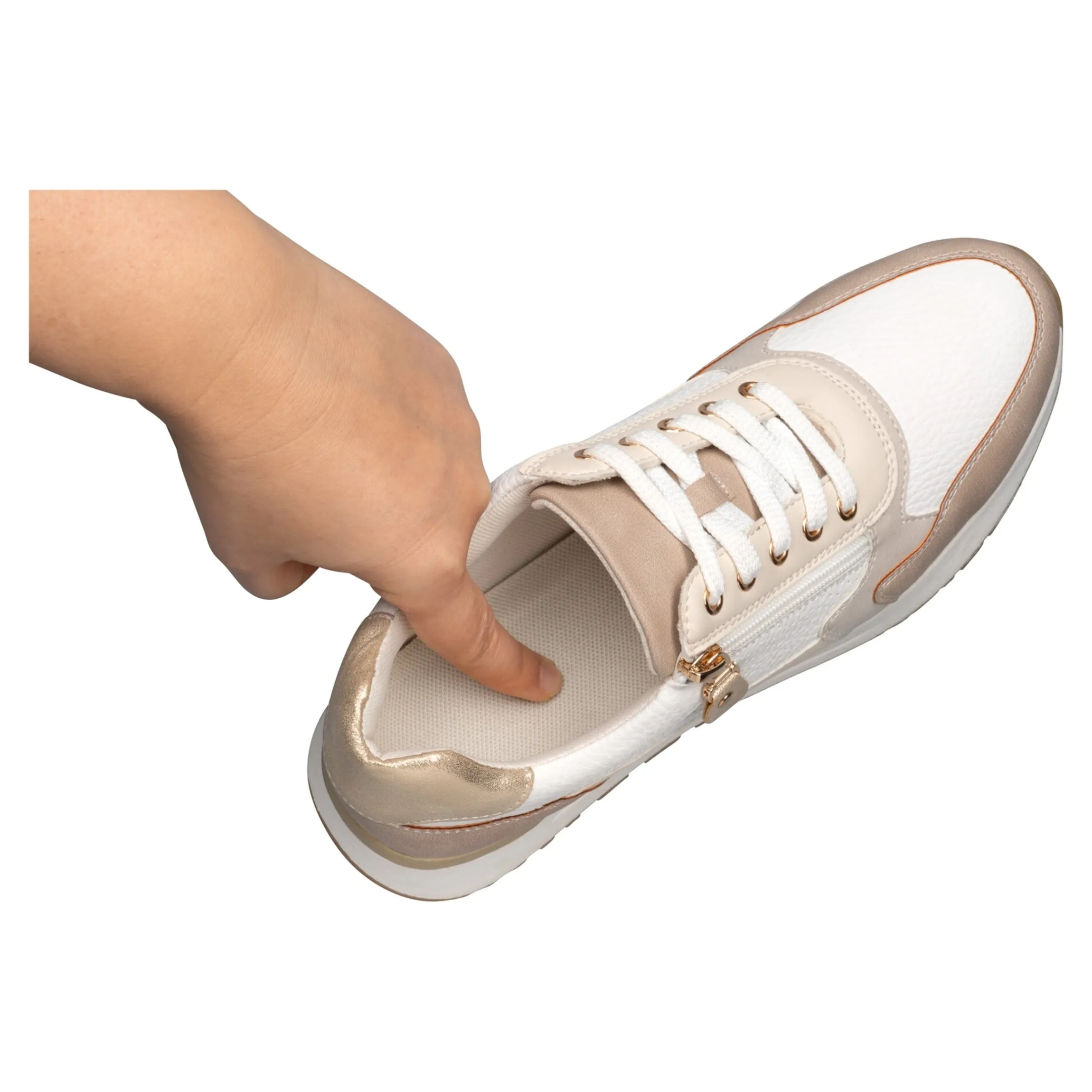 Komfort-Wechselsneaker "Tanja" beige