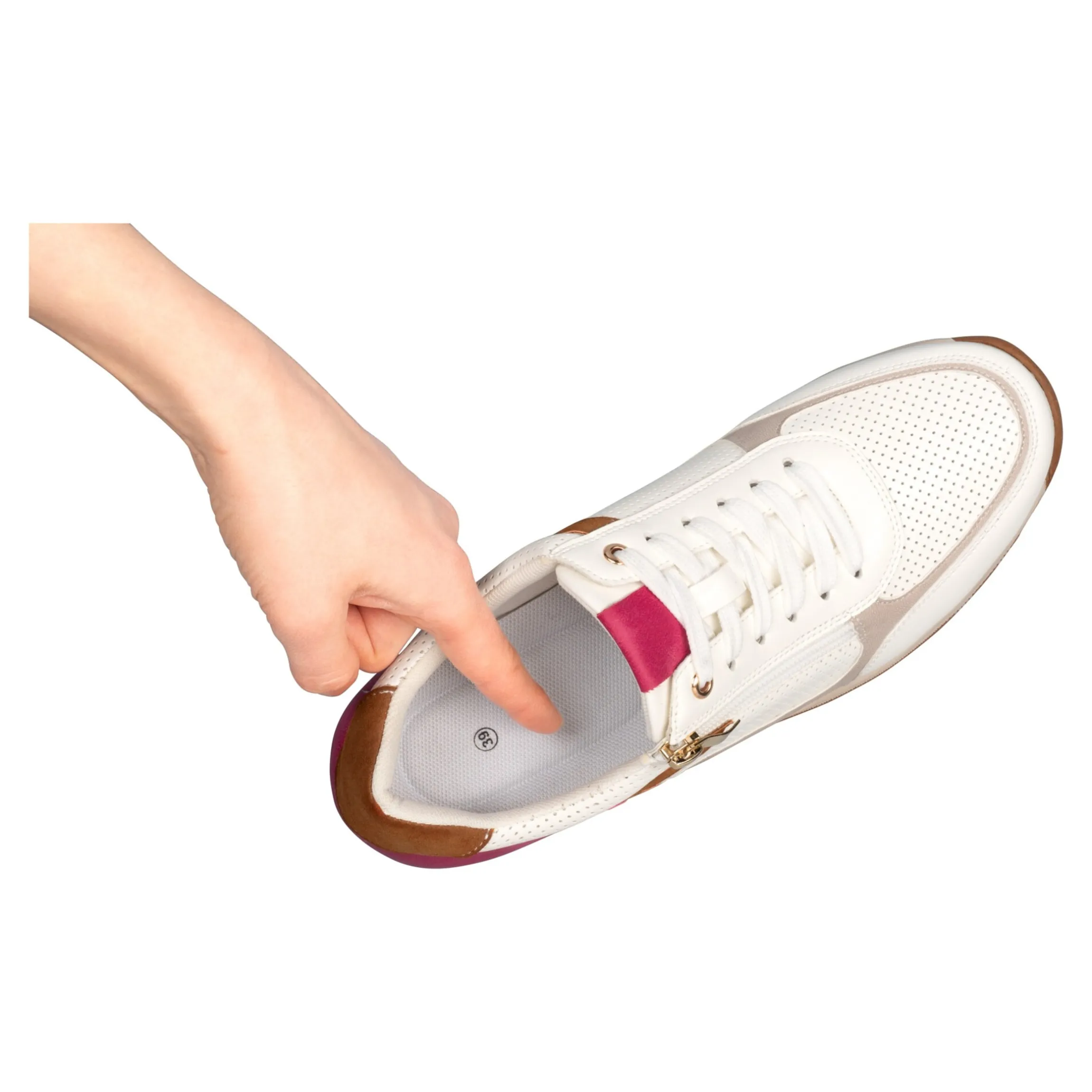 Komfort-Wechselsneaker "Tanja" pink
