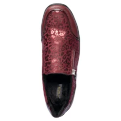 Komfort-Wärmehalbschuh „Leo“ bordeaux