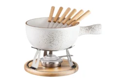 Käsefondue Set, Steinzeug Pintar