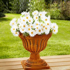Kunstblume "Margeritenbusch" weiß