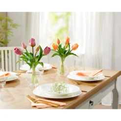 Kunstblumen Tulpenbund orange