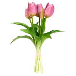 Kunstblumen Tulpenbund violett
