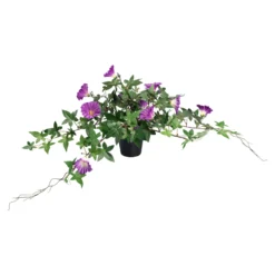 Kunstblume "Winde" violett