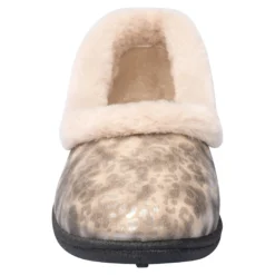 Kuschel-Hausschuh-Ballerina „Birgit“ beige