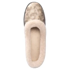 Kuschel-Hausschuh-Ballerina „Birgit“ beige