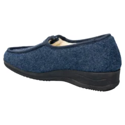 Kuschel-Mokassin „Kalinka“ blau