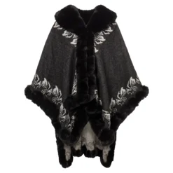 Kuschel-Poncho „Elegant“