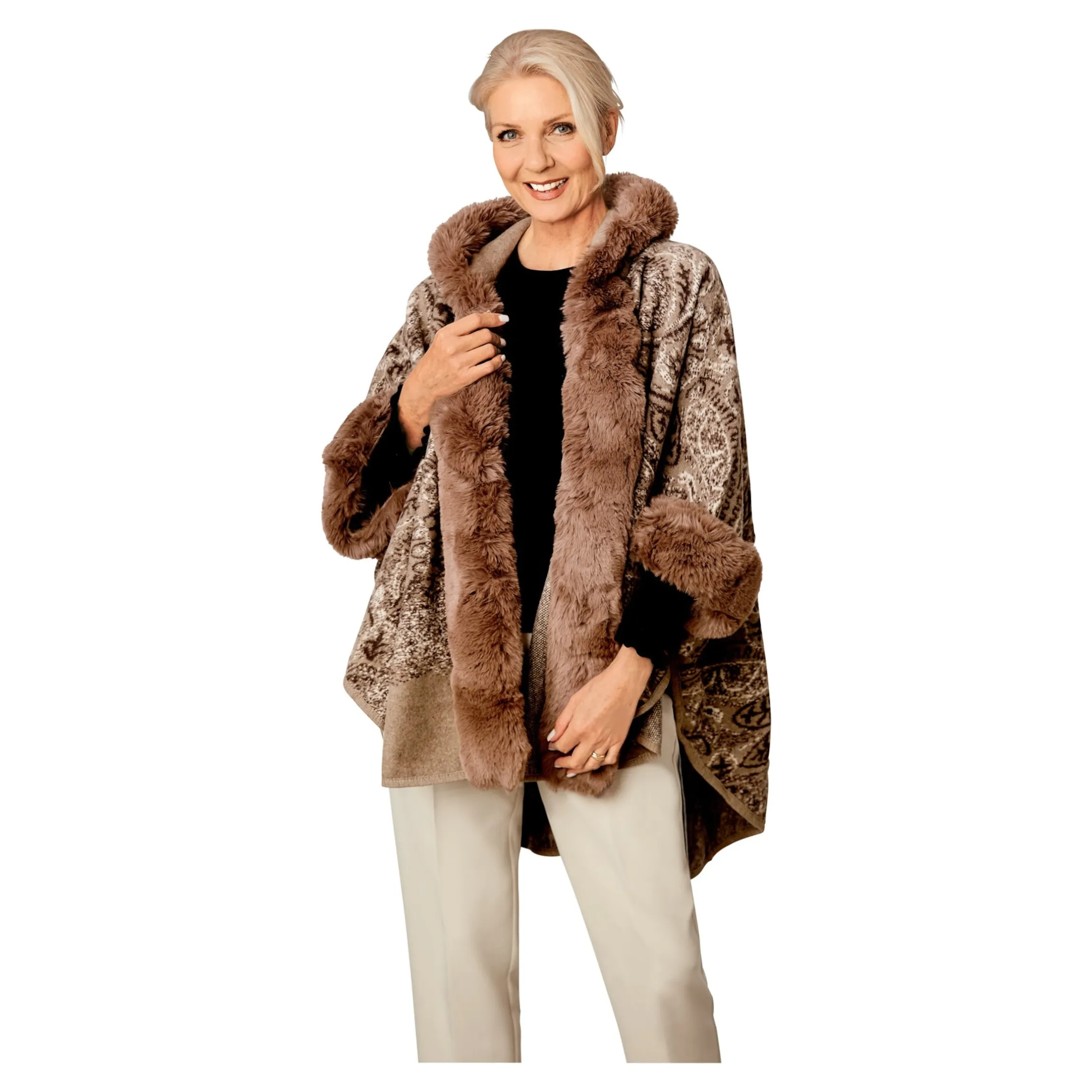 Kuschel-Poncho „Katharina“