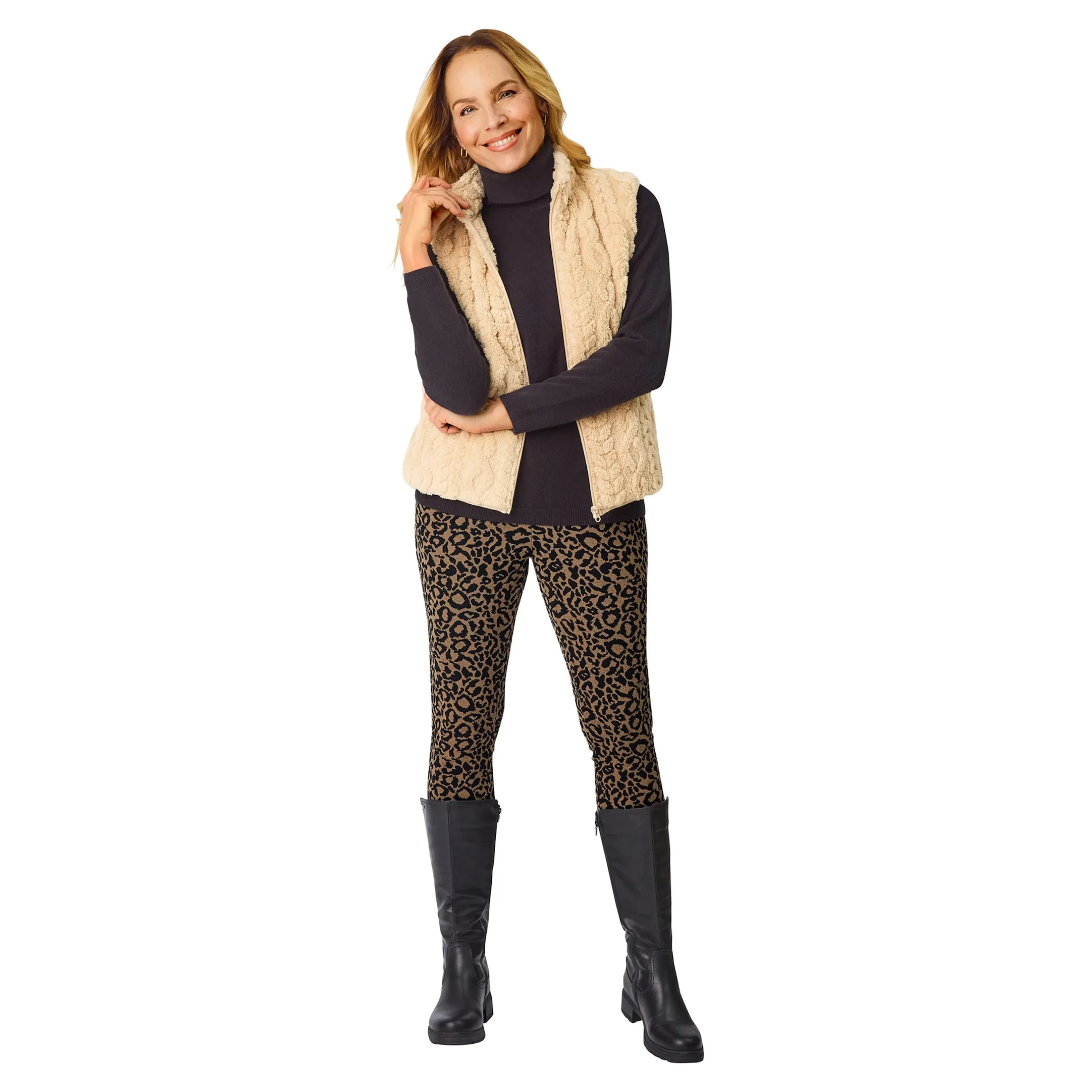 Kuschelweste „Klaudia“ beige