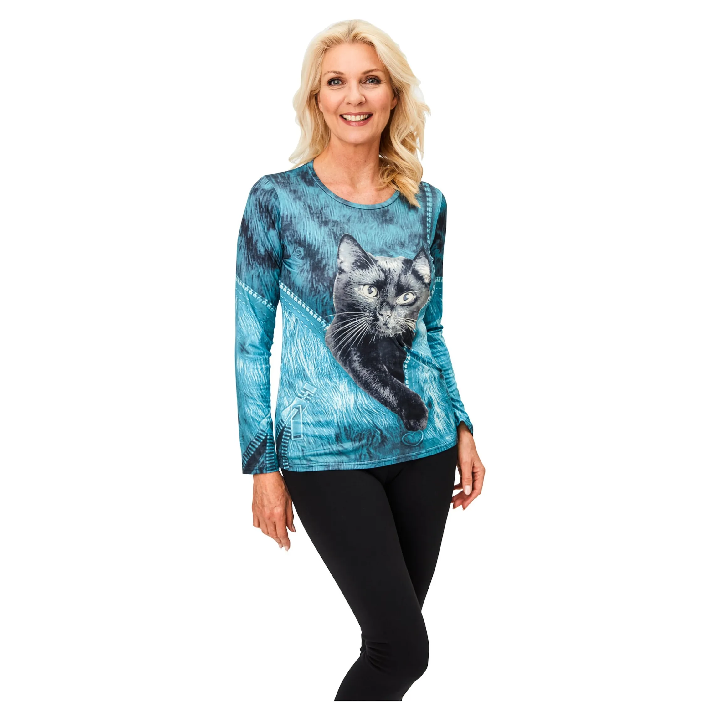 Langarmshirt "Kater Felix"