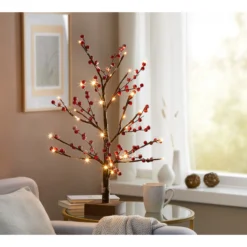 LED-Baum „Vereiste Beeren“