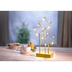 LED-Dekofigur „Sternen-Trio“