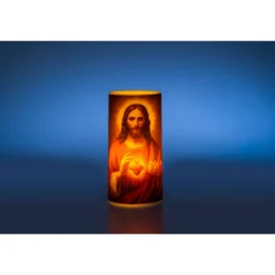 LED-Echtwachskerze Jesus