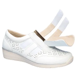Leder-Kletthalbschuh „Kornelia“