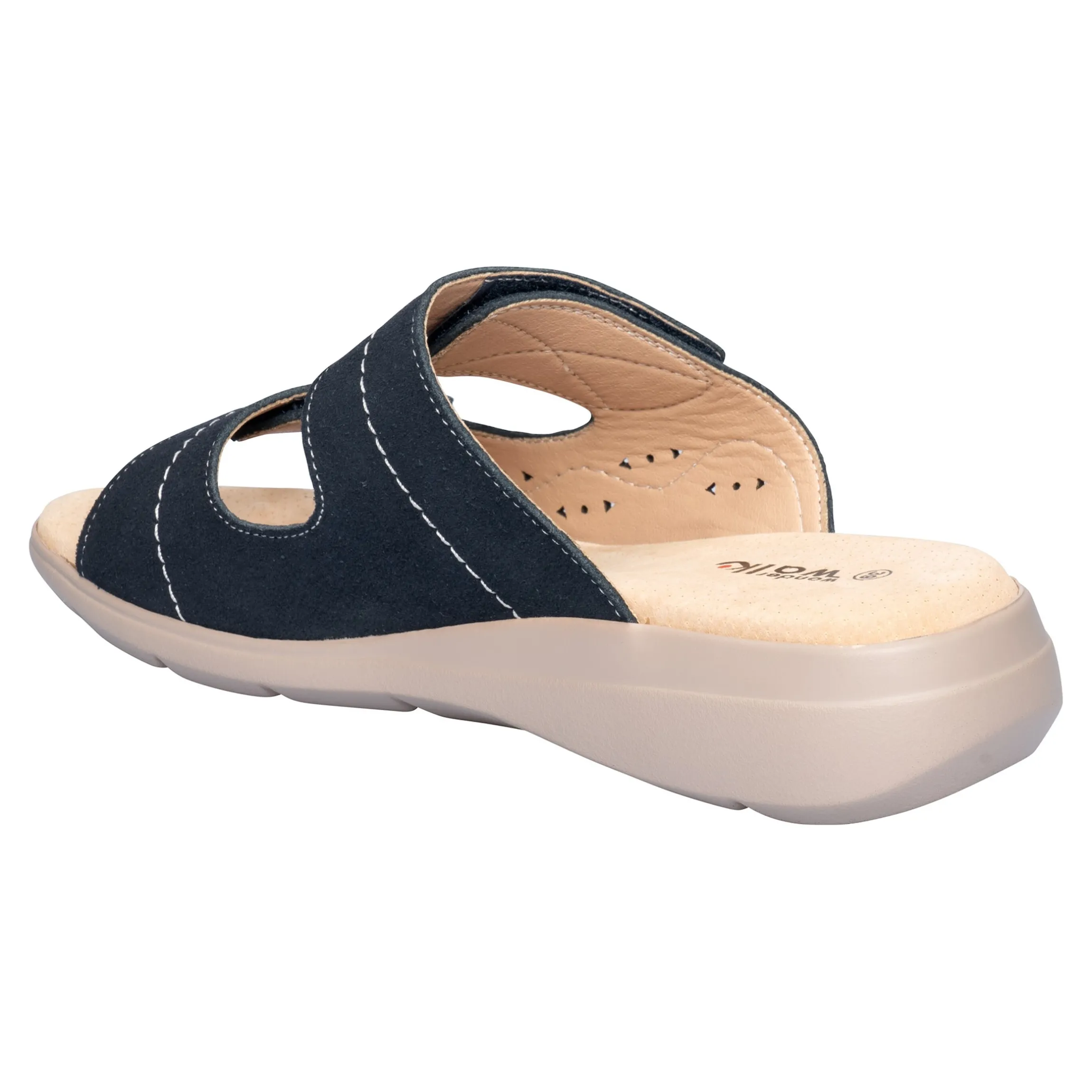 Leder-Komfortpantolette "Lisa"