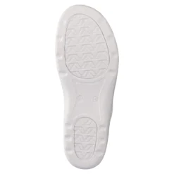 Leder-Pantolette für Herren weiß