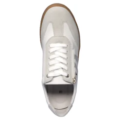 Leder-Sneaker „Lisa“ grau