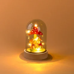 LED-Glasglocke „Herbst“
