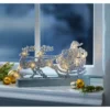 LED-Glitterdeko ­„Schlittenfahrt“
