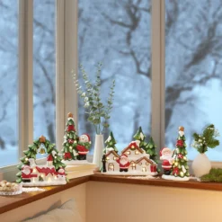 LED-Keramikfigur „Winterdorf“