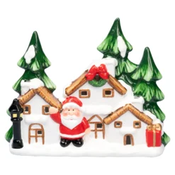 LED-Keramikfigur „Winterdorf“